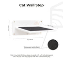 Wooden Decagon Step - White