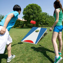Cornhole Board Set 3x2ft with Bean Bags and Foldable Legs by DirectDeals