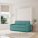 Wall Bed with Sofa by Inovabed