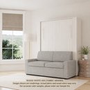 Wall Bed with Sofa by Inovabed