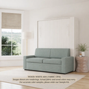 Wall Bed with Sofa by Inovabed