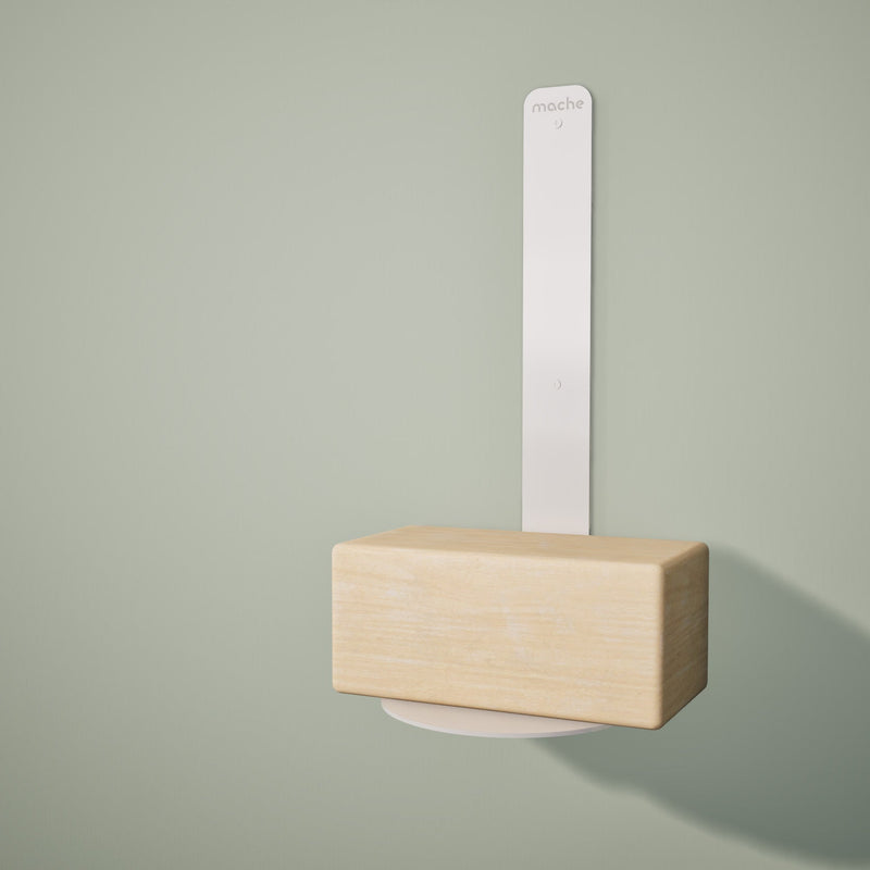 Yoga Block Wall Bracket | White, photo 2 of 9