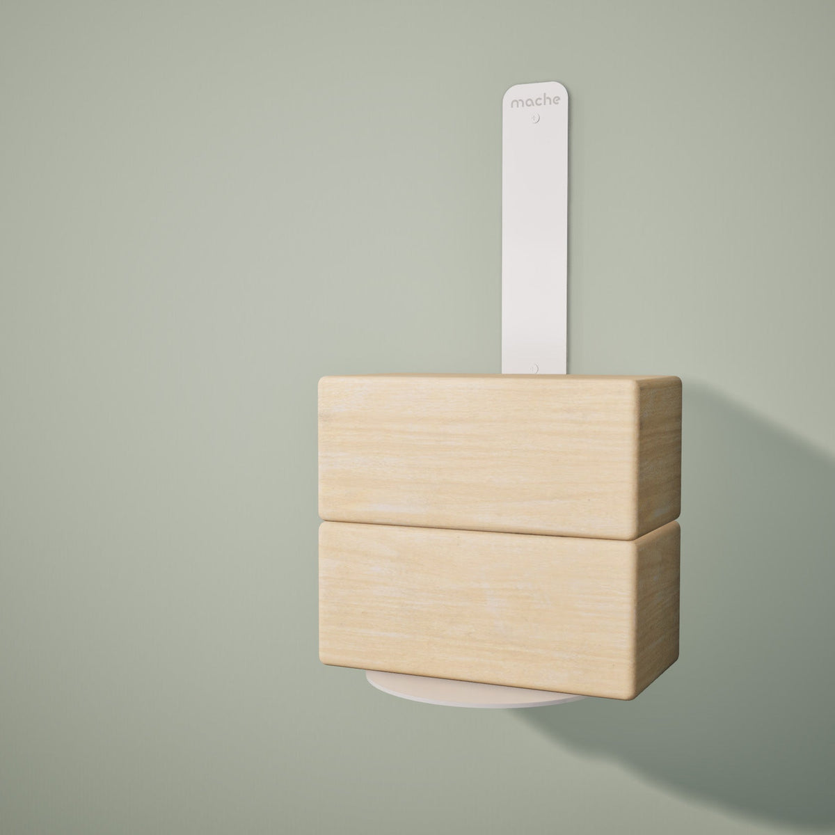 Yoga Block Wall Bracket | White, photo 3 of 9