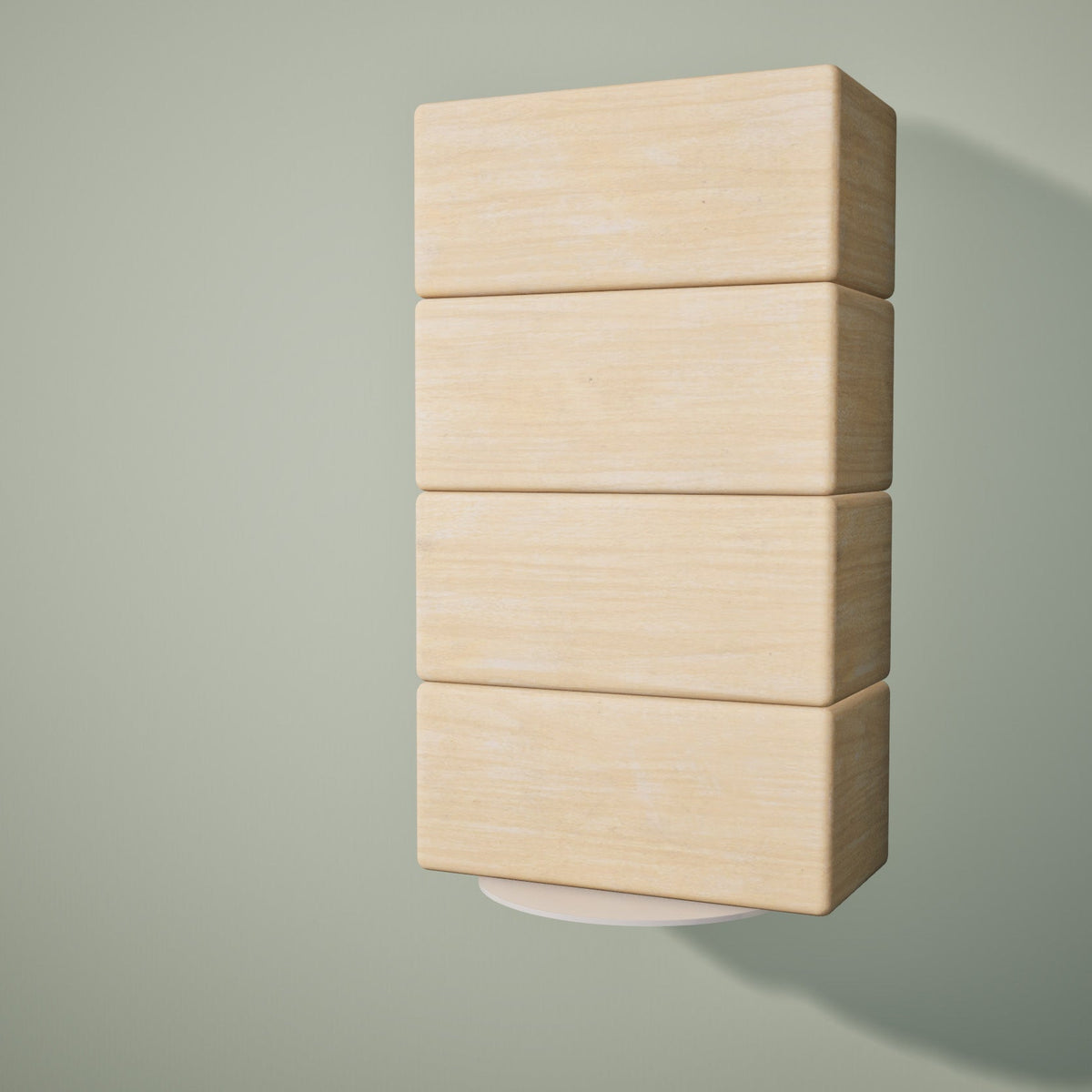 Yoga Block Wall Bracket | White, photo 5 of 9