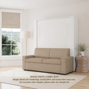 Wall Bed with Sofa by Inovabed