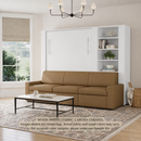 Wall Bed with Extended Sofa