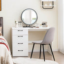 43.5 Inch Computer Desk with 4 Large Drawers-White by LJGDeals