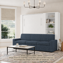 Wall Bed with Extended Sofa