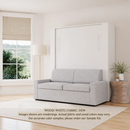 Wall Bed with Sofa by Inovabed