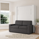 Wall Bed with Sofa by Inovabed