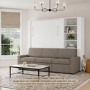 Wall Bed with Extended Sofa