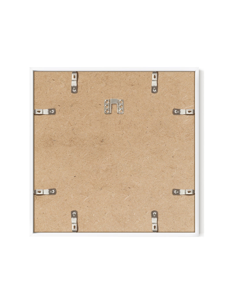 White Metal Square Picture Frame