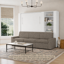 Wall Bed with Extended Sofa