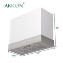Akicon 36" Stainless Steel Wall Mount Range Hood with 600 CFM Vent Hood - AK-HS36HD-SW