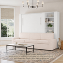 Wall Bed with Extended Sofa