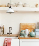 Modern Farmhouse White Pendant Light