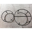 Genuine Carrara White Marble Round Nesting Coffee Table Set of 2