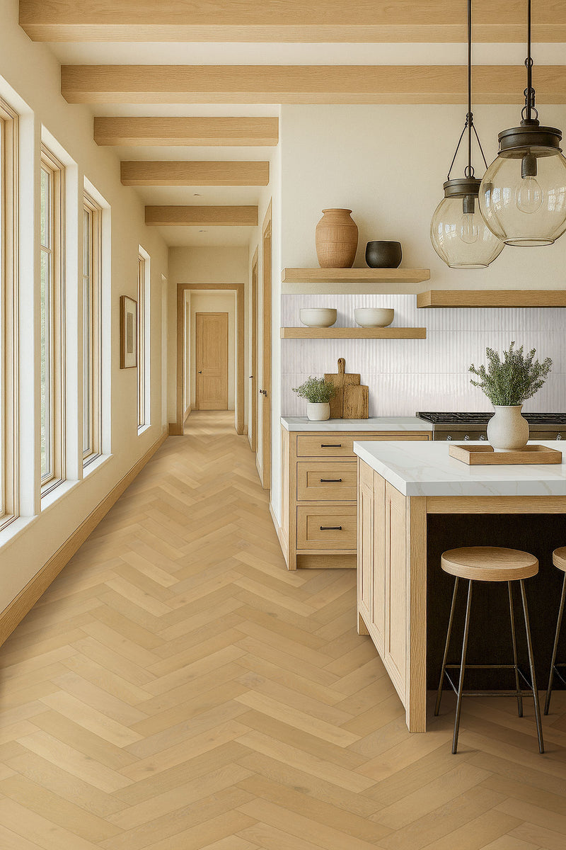 MSI Mccarran®whitlock Herringbone Engineered Hardwood Flooring, photo 13 of 22