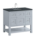 James Martin Breckenridge 36" Single Bathroom Vanity, Serenity Blue