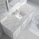 James Martin Bristol 60" Single Bathroom Vanity, Bright White