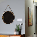 CleanPlate Wall Plate in Contemporary White for Rocker Switches