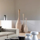 GobekUsa Bamboo Floor Lamp: Unique Rattan Light for Living Room, Bedroom, Teahouse Decor