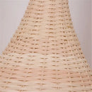 GobekUsa Bamboo Floor Lamp: Unique Rattan Light for Living Room, Bedroom, Teahouse Decor