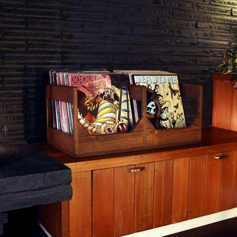 The Deluxe Tallboy Vinyl Record Storage