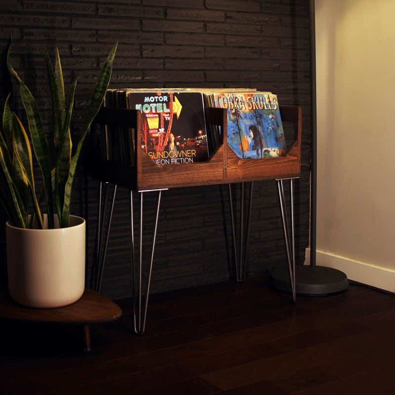 The Deluxe Tallboy Vinyl Record Storage