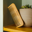 Bamboo Wide Tooth Comb | Pointed Tips