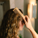 Bamboo Wide Tooth Comb | Flat Tips