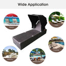 Outdoor Chaise Lounge Chair with Folding Canopy by LJGDeals