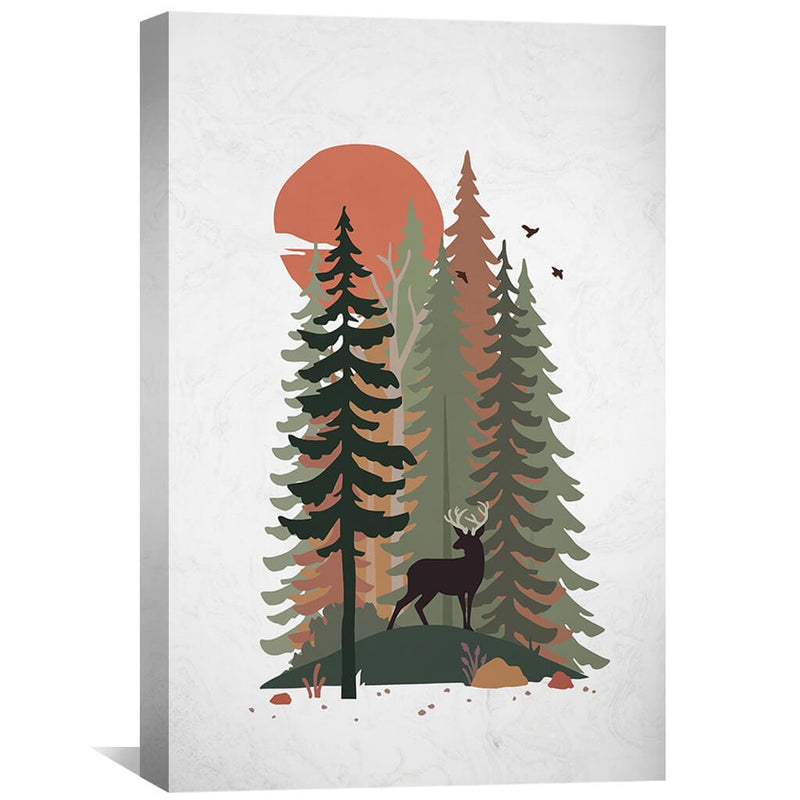 Wild Deer Canvas