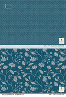 Wild Geranium Wallpaper in Bay Blue