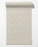 Wild Geranium Wallpaper in Linen Wash