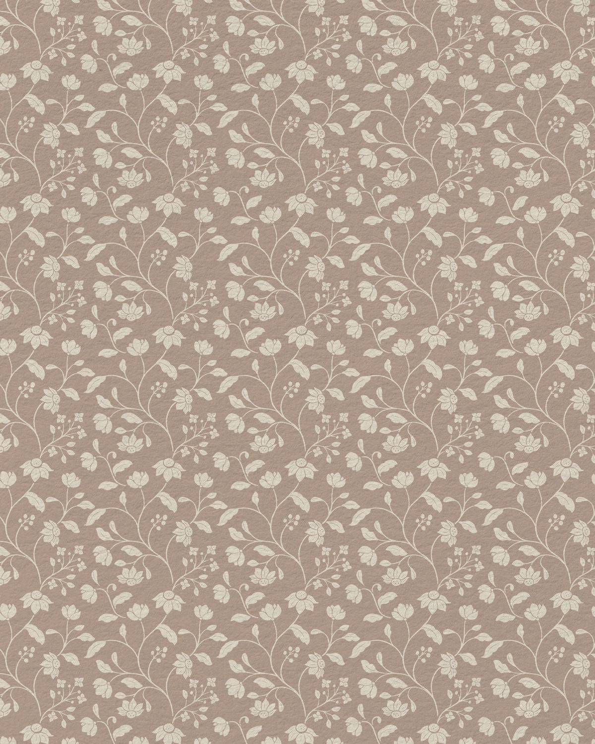 Wild Geranium Wallpaper in Mauve Clay, photo 2 of 3