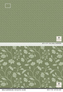 Wild Geranium Wallpaper in Rustic Olive