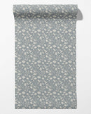 Wild Geranium Wallpaper in Slate Dust