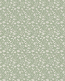 Wild Geranium Wallpaper in Soft Sage