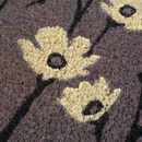 Wild Flowers - Gray Coir Doormat