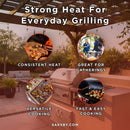 Wildfire Outdoor Living Ranch Pro 14-Inch Stainless Steel Double Side Burner [WFDBLSBRN-BSS/SS] (SAK64352) by SAKSBY WHOLESALE