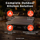 Wildfire Outdoor Living Ranch Pro 30-Inch 304 Stainless Steel Griddle [WF-PRO30GRD-BSS/SS] (SAK18364) by SAKSBY WHOLESALE