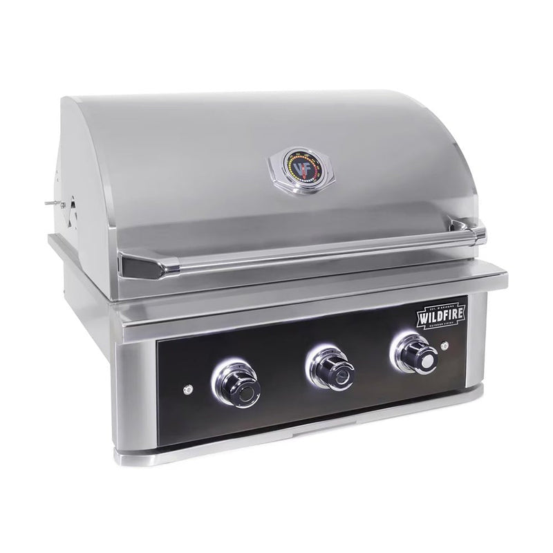 Wildfire Outdoor Living Ranch Pro 304 Stainless Steel Natural Gas Grill, 30" (WF-PRO30G-RH-NG) (SAK25374)