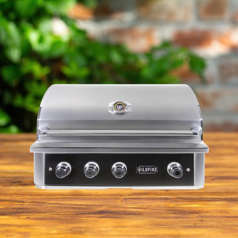 Wildfire Outdoor Living Ranch Pro 304 Stainless Steel Propane Gas Grill, 36" (WF-PRO36G-RH-LP) (SAK28346)