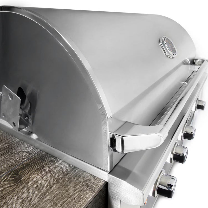 Wildfire Outdoor Living Ranch Pro 304 Stainless Steel Propane Gas Grill, 36" (WF-PRO36G-RH-LP) (SAK28346)