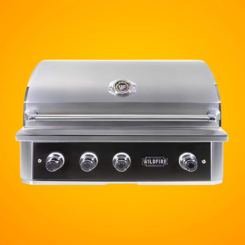Wildfire Outdoor Living Ranch Pro 304 Stainless Steel Propane Gas Grill, 36" (WF-PRO36G-RH-LP) (SAK28346)