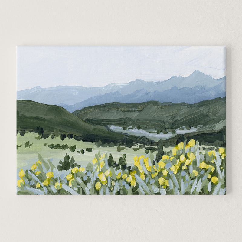 "Wildflower Hike" Art Print