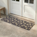 Wild Flowers - Gray Coir Doormat