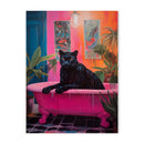 GobekUsa Wildlife Bathroom Canvas Art Tiger Zebra Cat