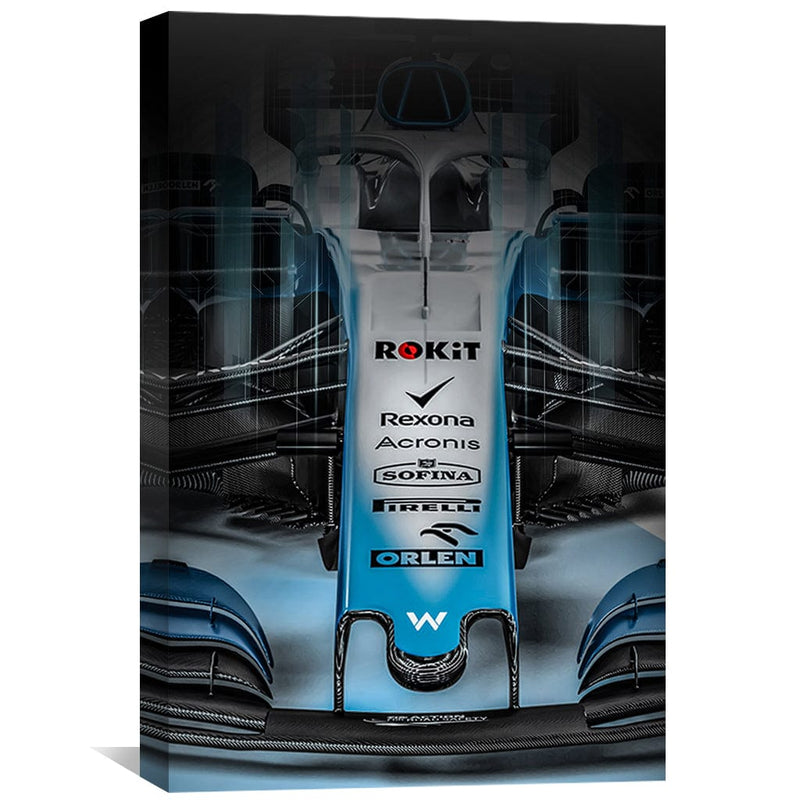 Williams-F1-Blue-1 Canvas